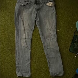 Stylish Gray Women's Jeans
